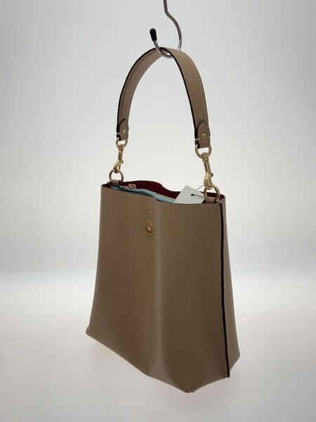 COACH(コーチ) / モリー・バケットバッグ22/レザー/ベージュ 