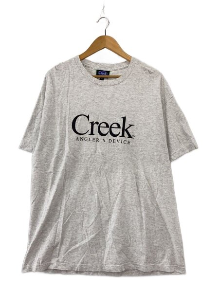 Creek(クリーク) / Tシャツ/LL/コットン/GRY/クルーネック/アングラー