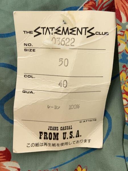 STATE-MENTS CLUB レーヨン アロハシャツ