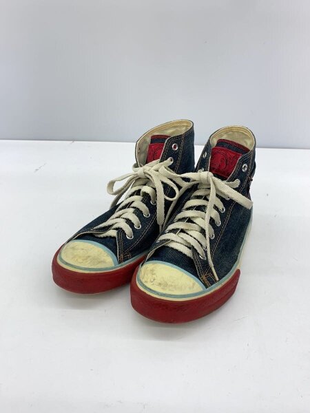 EVISU(エヴィス) / カモメ/デニム地/ハイカットスニーカー/25.5cm/IDG 