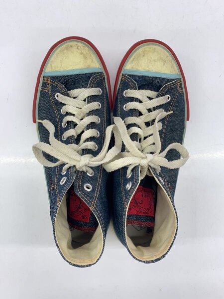 EVISU(エヴィス) / カモメ/デニム地/ハイカットスニーカー/25.5cm/IDG 