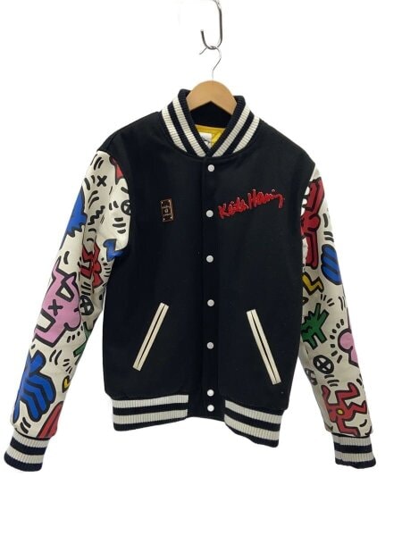 JOYRICH(ジョイリッチ) / ×keith Haring/スタジャン/XXL/ウール/BLK 