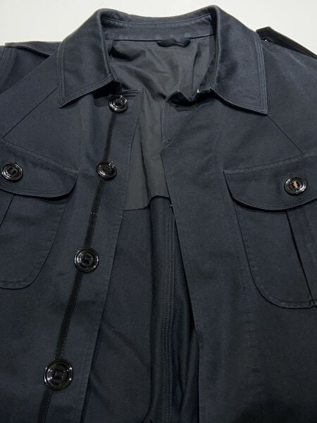 GUCCI(グッチ) / ステンカラーコート/46/コットン/BLK/153714.Z1739