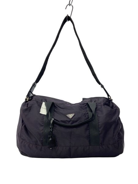 PRADA プラダ　ボストンバック　2way ナイロン　三角ロゴ PRADA(プラダ) / 2WAY/三角ロゴ/ボストンバッグ/ナイロン/NVY/汚れ有