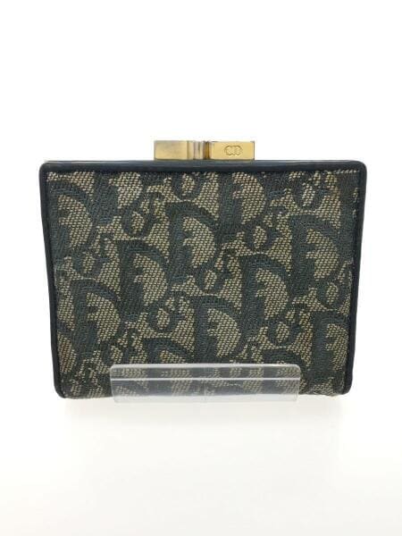CHRISTIAN DIOR クリスチャンディオール サドル トロッター柄 二つ折り  