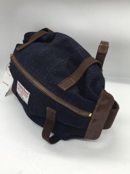 HARRIS TWEED(ハリスツイード) ⁄ ウエストバッグ⁄ウール⁄NVY⁄チェック