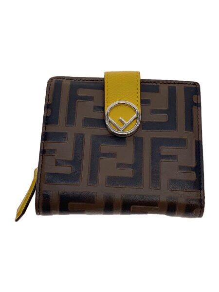 FENDI(フェンディ) / ズッカ柄/2つ折り財布/--/BRW/総柄/レディース