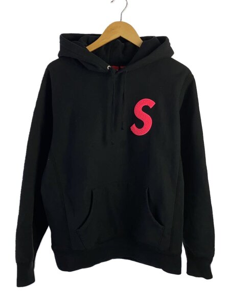 Supreme(シュプリーム) / 19AW/パーカー/M/コットン/BLK/無地/Sロゴ 
