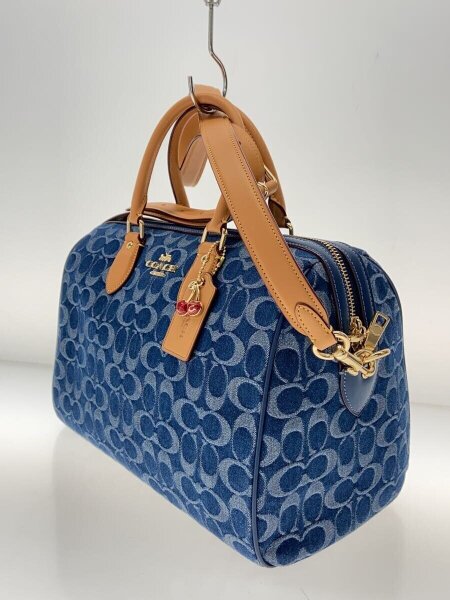 新品未使用 COACH シグネチャー デニム ショルダーバッグ CY699 COACH(コーチ) / ローアン ラージ サッチェルバッグ/デニム/IDG/総柄