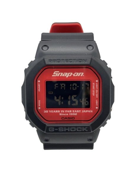 CASIO(カシオ) / クォーツ腕時計/アナログ/ラバー/RED/BLK/DW-5600VT 