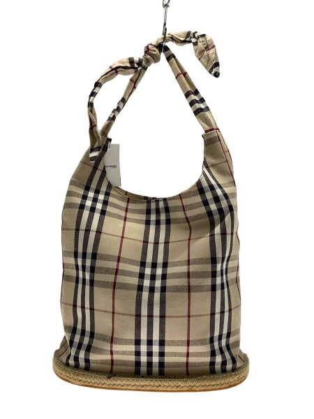 BURBERRY(バーバリー) / バケツ型トートバッグ/キャンバス/BEG/ノバ 