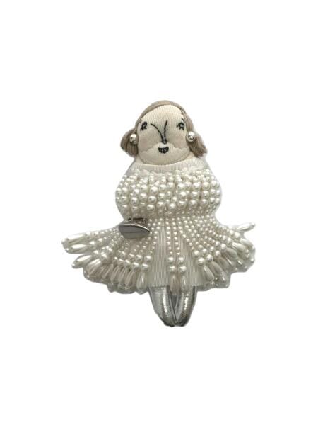 ミュベール グランマチャーム ROSE 青いチェックのドレス レディース