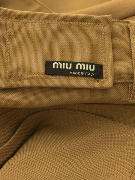 MIU MIU メンズ　ベージュ スラックス MIU MIU(ミュウミュウ) / ストレートパンツ/44/コットン/BEG/ベージュ