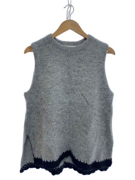 UNMINOU ニットベスト ネイビー アンミヌ UNMINOU ニットベスト