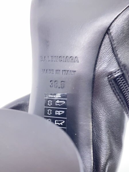 BALENCIAGA(バレンシアガ) / ブーツ/38.5/BLK/レザー/753603 | 中古品