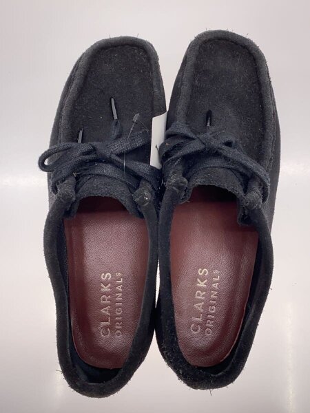 Clarks / ワラビー/モカシン/シューズ/23.5cm/ブラック/黒/スウェード/11826 Clarks(クラークス) / ワラビー/モカシン/シューズ/23.5cm/ブラック/黒