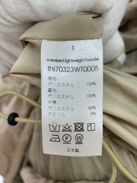 THE HIGHEST END(ザハイエストエンド) / oversized lightweight hoodie