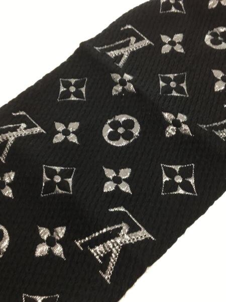 louisvuitton エシャルプ・ロゴマニア シャイン black