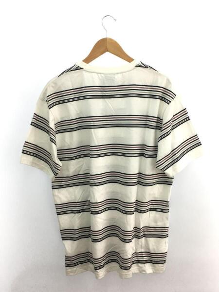 FTC(エフティーシー) / POCKET STRIPE TEE/Tシャツ/L/コットン/WHT 