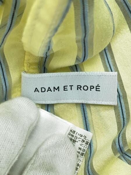 ADAM ET ROPE(アダムエロペ) / MIXストライプオーバーシャツ/FREE 
