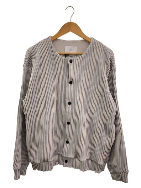 stein(シュタイン) / OBLIQUE PATTERNED KINT CARDIGAN/S/ポリエステル