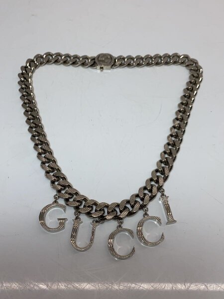 GUCCI(グッチ) / ネックレス/SLV/メンズ/スクリプト/? NULL ? | 中古品