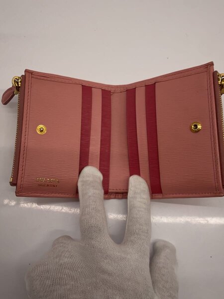 PRADA(プラダ) / 2つ折り財布/レザー/PNK/レディース/1ML024 | 中古品 