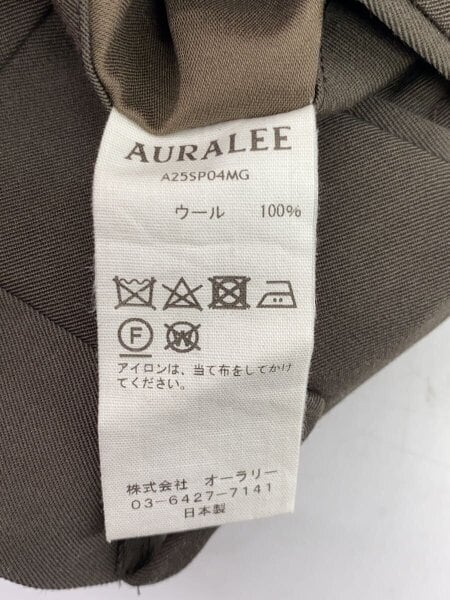 AURALEE / ショートパンツ/4/ウール/BRW/無地/A25SP04MG AURALEE(オーラリー) / ショートパンツ/4/ウール/BRW/無地/A25SP04MG