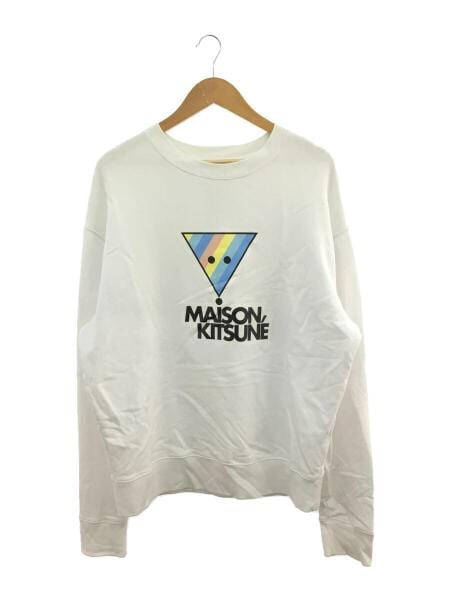 MASON KITSUNE カラフル狐プリント スウェット ブラック 黒 XL トップス