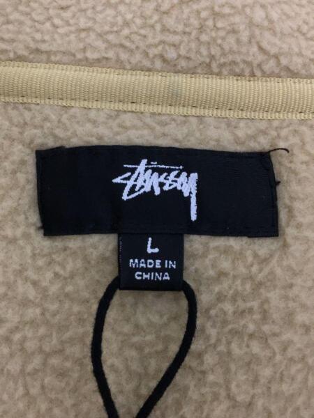 STUSSY(ステューシー) / フリースジャケット/L/ポリエステル/BEG/無地