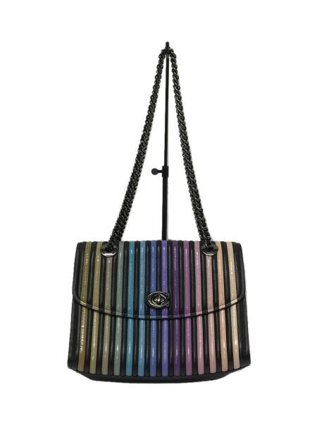 COACH(コーチ) / ショルダーバッグ_コンビレザー_ストライプ/レザー 