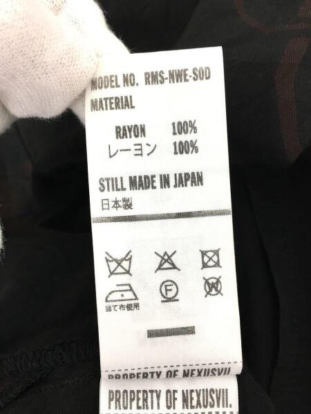 NEXUS7(ネクサスセブン) / 半袖シャツ/46/レーヨン/BLK/総柄/RMS-NWE