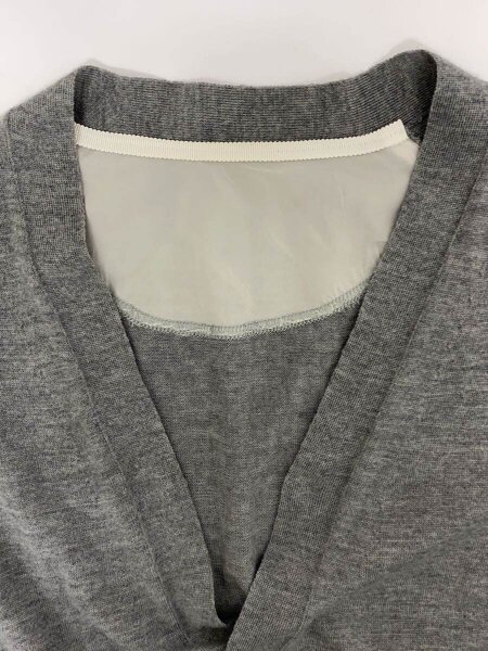 sacai(サカイ) / カーディガン(薄手)/2/ウール/GRY/無地/13-00500M 