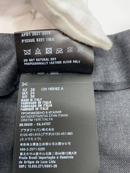PRADA(プラダ) / スカート/38/ウール/GRY/AP0D1 2021 3578 | 古着の
