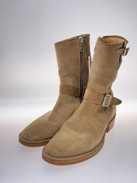 Rags MCGREGOR × nonnative / エンジニアブーツ/41/ベージュ/サイドジップブーツ/スウェード/2114101/ノンネイティブ// Rags MCGREGOR(ラグスマックレガー) / エンジニアブーツ/41/ベージュ