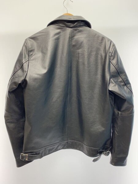 UABONI / レザージャケット・ブルゾン/46/羊革/BLK UABONI(ユアボニ) / レザージャケット・ブルゾン/46/羊革/BLK | 古着の