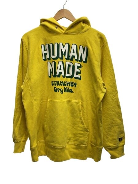 HUMAN MADE(ヒューマンメイド) / パーカー/XL/コットン/YLW/プリント 
