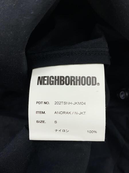 NEIGHBORHOOD(ネイバーフッド) / ジップパーカー/S/ナイロン/BLK/無地 