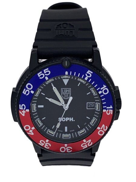 LUMINOX(ルミノックス) / クォーツ腕時計/アナログ/ラバー/ブラック 