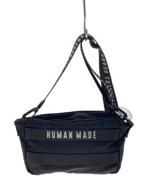 HUMAN MADE ブラックショルダーバッグ HUMAN MADE ブラック ショルダーバッグ