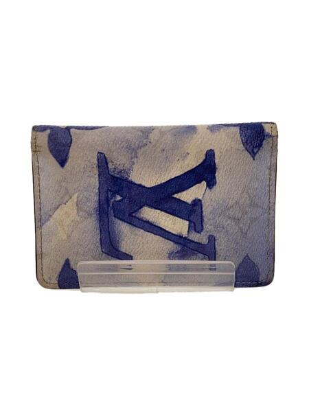 LOUIS VUITTON(ルイヴィトン) / カードケース/PVC/BLU/総柄/レディース