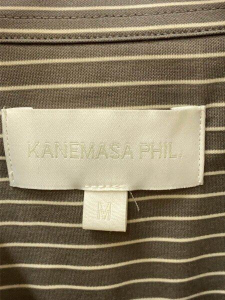 KANEMASA PHIL.(カネマサフィル) / 長袖シャツ/M/ポリエステル/GRY