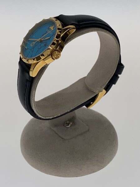 GUCCI / クォーツ腕時計/アナログ/--/BLU/BLK GUCCI(グッチ) / クォーツ腕時計/アナログ/--/BLU/BLK | 中古品の販売