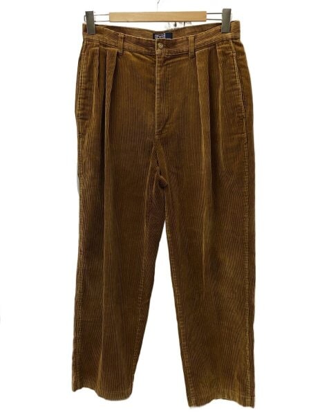 アメリカ製！ラルフローレン POLO CORDS スクエアタグ　キャメル　太畝 POLO RALPH LAUREN(ポロラルフローレン) / 90s/POLO CORDS/USA製/2