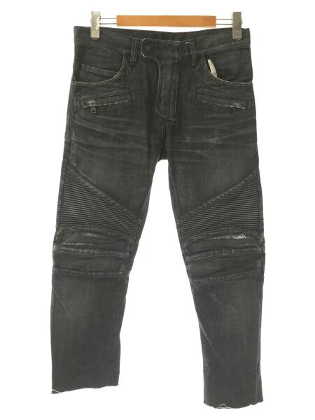 BALMAIN(バルマン) / バイカーデニム/ボトム/29/デニム/グレー | 古着 