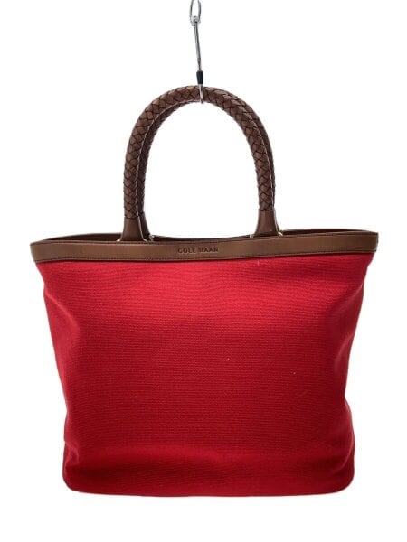COLE HAAN(コールハーン) / トートバッグ/キャンバス/RED/無地/U01042 