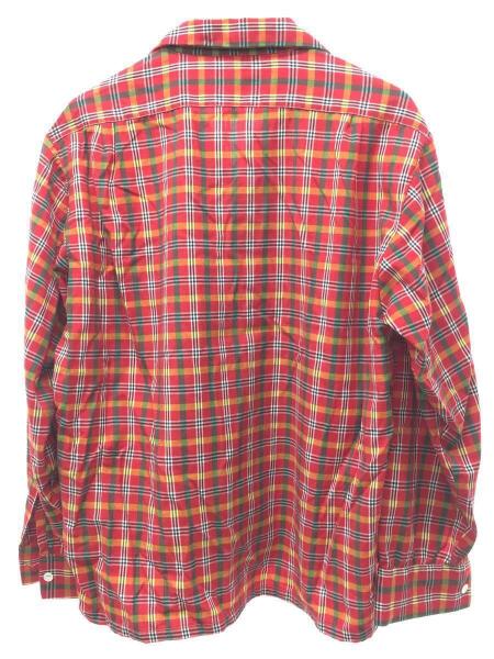 50s B.V.D レーヨン開襟チェックシャツ