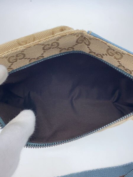 GUCCI(グッチ) / ウエストバッグ_GGキャンバス/キャンバス/BLU/総柄