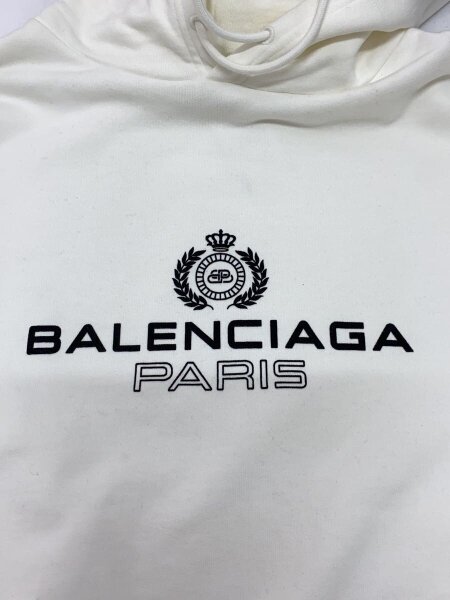 BALENCIAGA(バレンシアガ) / ロゴプリントプルオーバーパーカー/S 