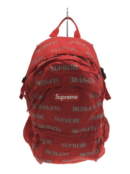 Supreme(シュプリーム) / リュック/ナイロン/RED/プリント/3m 